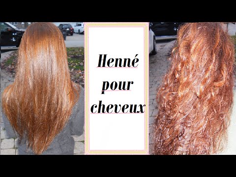 comment poser henné cheveux