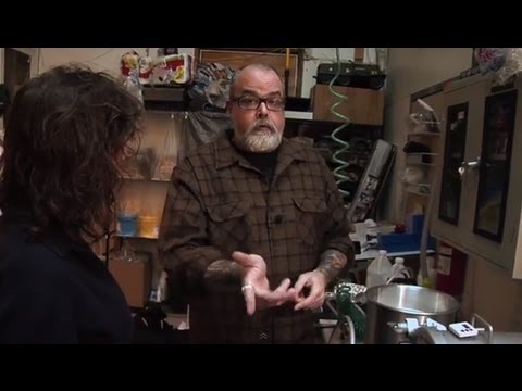 Frank Kozik Studio Visit for Nerdist Industries