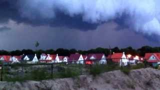 preview picture of video 'Onweer boven Cadzand Bad'