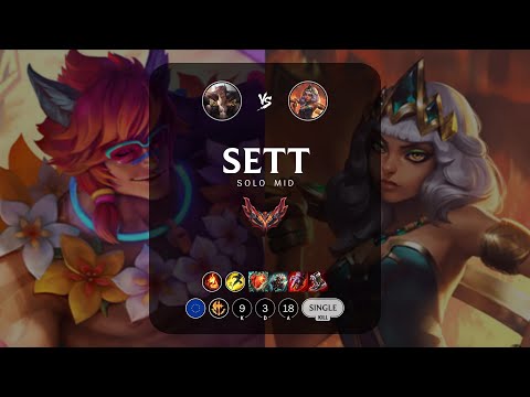 Sett Mid vs Qiyana - EUW Grandmaster Patch 13.1