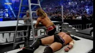 Chris Jericho Breaks The Table With Shawn Michaels at No Mercy
