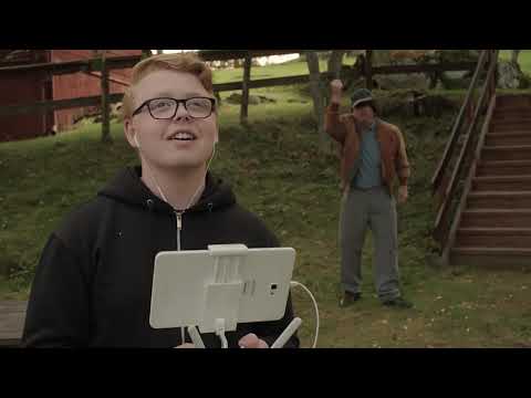 Sölve flyger drönare