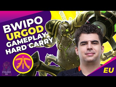 FNC Bwipo Plays UrGod Hard Carry | LoL Pro Gameplay | EU Challenger