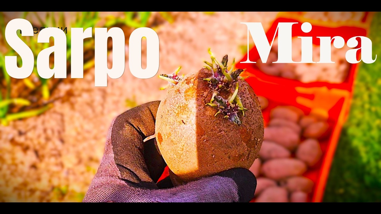 Посадка картофеля САРПО МИРА! Planting potatoes SARPO MIRA!