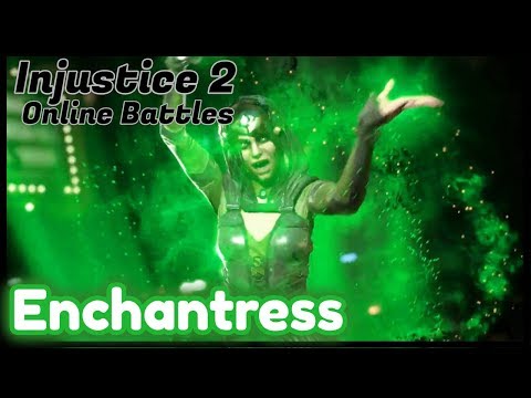 BEWITCHING MIRROR MATCHES WITH ENCHANTRESS!!! - Injustice 2 "Enchantress" Gameplay (Online Battles)