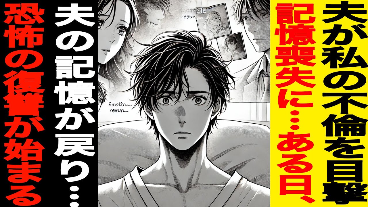 【漫画】夫が私の不倫を目撃して記憶喪失に。ある日、夫の記憶が戻る…その瞬間に始まった、夫の恐ろしい復讐の序章…（修羅場）