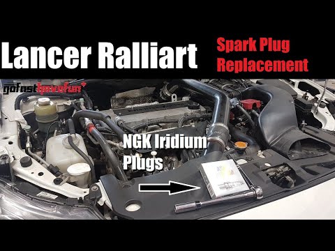 Mitsubishi Lancer RalliArt Spark Plug Replacement | AnthonyJ350