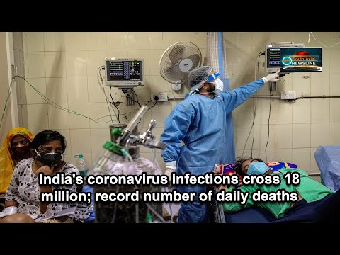 India's coronavirus infections cross 18 million; record number of daily deaths
