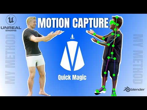My Cheap AI Method of Motion Capture in Unreal Engine & Blender (Quick Magic AI)