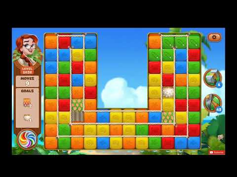 Lost Island Blast Adventure Level 1638 NO BOOSTERS - A S GAMING ✔