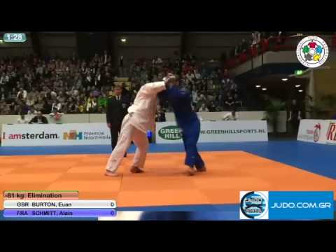 Judo Grand Prix Amsterdam 2011 -81kg BURTON (GBR)-SCHMITT (FRA)