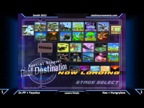 Zenith 2012 - Hungrybox + Hax vs Dr. PeePee + Yayuhzz - Losers Finals