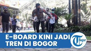 Elekrik Skateboard Kini Mulai Jadi Tren di Kota Bogor, Penggunga : Perbedaan Hanya Pakai Mesin Saja