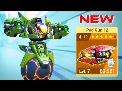 NEW WEAPON Pod Gun 12 - Nomad Mech Arena