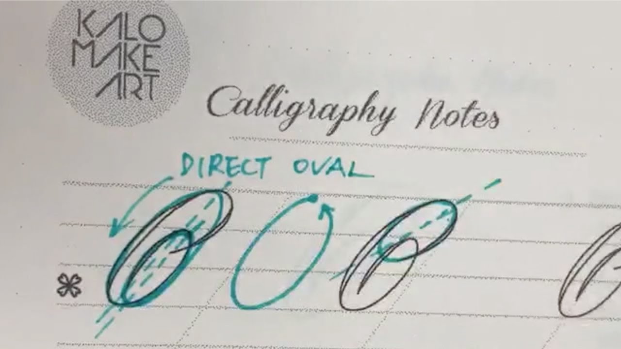 Engrosser's Script - Majuscules O, C, E, D - Calligraphy Demo (PART 2)