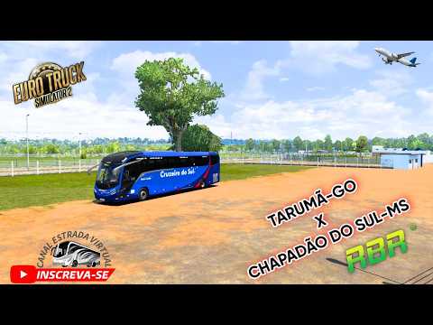 Itarumã-GO x Chapadão Do Sul-MS / Cruzeiro Do Sul G8 1200 Volvo / Mapa Rbr 1.61 / ETS2