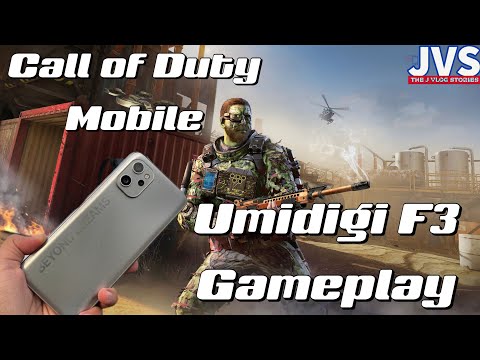 Umidigi F3 Call of Duty Mobile Battle Royale Gameplay Using 4G Data