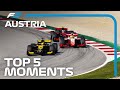 Top 5 Formula 2 Moments | 2020 Austrian Grand Prix