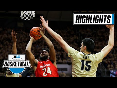 Maryland at Purdue | Extended Highlights | Big Ten Men's Basketball | Feb. 13. 2022