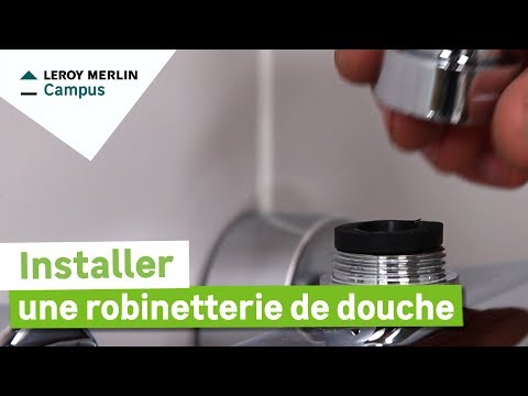 comment poser mitigeur douche