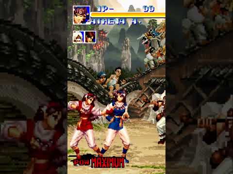 KOF 94 ATHENA ASAMIYA MAXIMUM POWER MOVES #Shorts