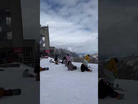 2024/2/9 舞子スノーリゾートの様子。スノーボードの若いお客さんが多いですね。ゴンドラで一気に山頂へ行くと青空が広がってました。 #snow #snowbord #スノーボーダー #スキー
