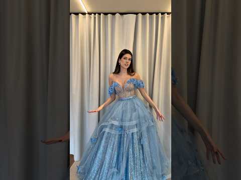 Monte seu vestido de 15 anos #vestidoazul #festade15anos #15anosfesta #debut #debutantes   #dress