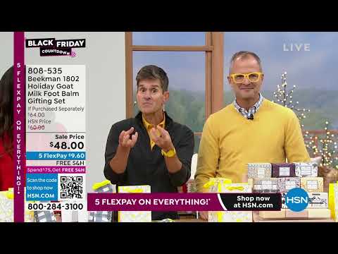 Beekman 1802 Holiday Goat Milk Foot Balm Gifting Set