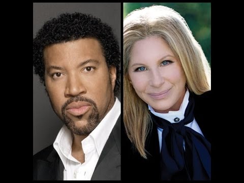 Barbra Streisand with Lionel Richie 