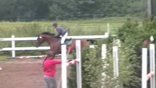 preview picture of video 'La Ina showjumping in Perstorp 2008'