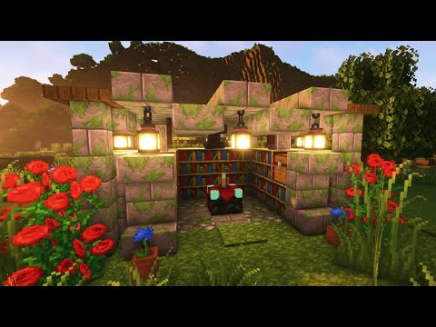 SidioMC - Minecraft 1.19 | How to Build a Mossy Magical Enchantment Room Design [READ DESCRIPTION]