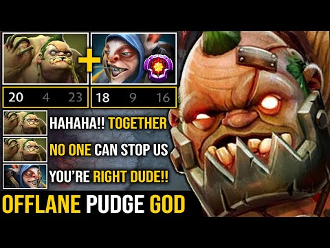 When Machine Hook Pudge & Master Tier Meepo In The Same Team - No One Can Stop Them | Pudge Official