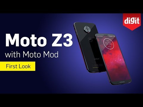 Moto Z3 with 5G Moto Mod First Look | Digit.in