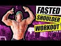 Mike O'Hearn Fasted Football Shoulder Workout | Most Will Fail