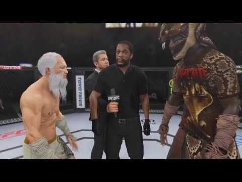 UFC 4 - Old Bruce Lee vs. Indian Cobra - Crazy UFC 👊🤪