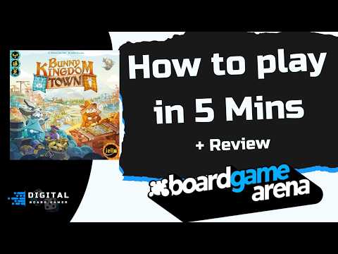 New to BGA Bunny Kingdom Town. How to play and Review. 