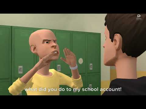 Caillou sends a nasty email to his teacher/gets his school account disabled/suspended/grounded
