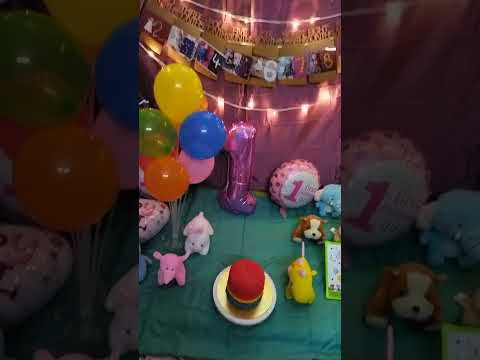 Cake smash decoration idea @ Home - Products from Amazon, Flipkart, Dmart, Sensations Bistro