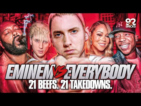 Eminem vs Everybody: 21 Beefs. 21 Takedowns.
