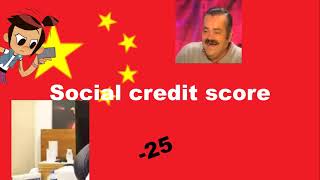 Social Credit meme 4K (REUPLOAD from Some Blank Page)