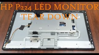 HP P224 - LED Monitor Disassembly & Tear Down