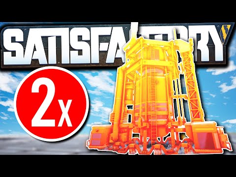 How to Easily DOUBLE Your Oil Production! - Satisfactory Early Access Gameplay Ep 31