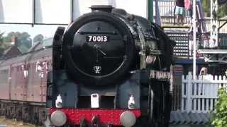 preview picture of video '70013 Oliver Cromwell at Boston. 17/7/13'