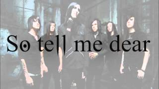 Ghost In The Mirror- By: Motionless In White (Lyrics Video) HD