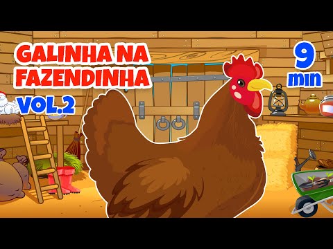 Galinha na fazendinha Vol.2 - Giramille 9 min | Desenho Animado Musical