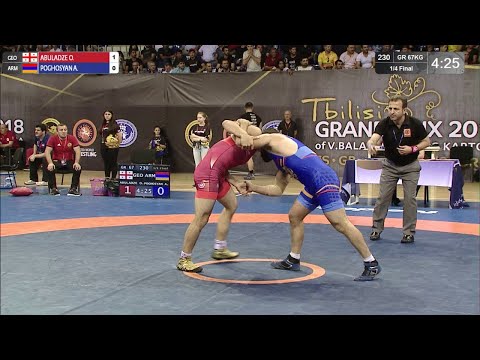 1/4 GR - 67 kg: O. ABULADZE (GEO) v. A. POGHOSYAN (ARM)