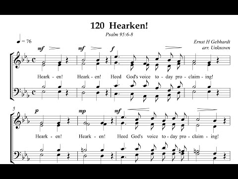 Hymn Collection 120   Hearken!