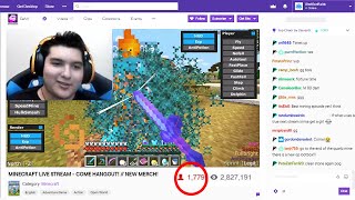 I caught a Twitch streamer HACKING on my Minecraft server LIVE..