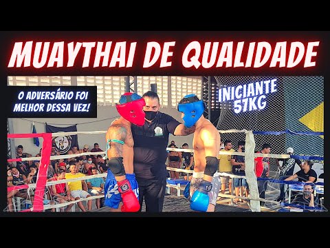 PERDEMOS ! Luta de MUAY THAI Iniciante - Com Muita Qualidade Técnica dos Dois Lutadores