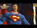Superman Defeats Dark Kahn - Mortal Kombat vs DC Universe (4K 60FPS)